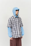 Mono Slash Hooded Jumper
