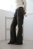 Washed teen bootcut denim