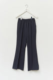 (W) Part Pin Striped Skirt Pants