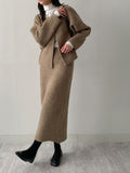 [SET] London Knit Cardigan Two-Piece