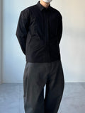 Crop Pocket Padding Shirt