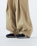 [AG] Unbalance Long Tuck Balloon Pants