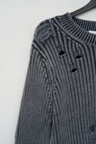 (W) Ribs Pigment Knit