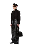 LEATHER BERET