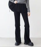 Seine Layered Bootcut Pants