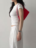 Basic Tension Cap Short Sleeve T-shirt
