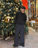 Hearts Round Warmer Knit