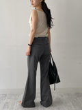 [Unisex] Summer Bootcut Wide Slacks