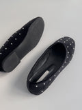 Pearl Dot Flat Shoes