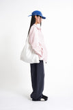 Pint stripe over fit shirt