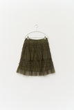 (W) Ink Frill Skirt