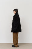 (W) Curly Duffle Fur Coat