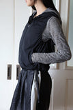 Nylon hood vest
