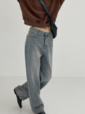 Tin Vintage Semi-Wide Denim Pants