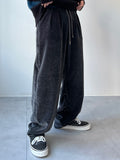 Two-Tone Velvet Banding Pants