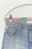 (W) Lace Sagging Denim