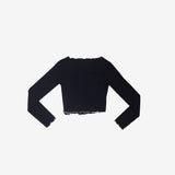 Lutz Corset Wave Crop Tee