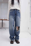 biting wide denim