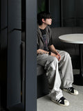 Middle Cargo Cotton String Pants