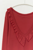 (W) Wish Ruffle Top