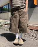Zipper Pocket Bermuda Pants