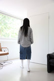 Work Cargo Denim Skirt
