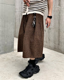 [Key Ring] Leopard Hip Hop Bermuda Pants