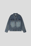 Melton Striped Denim Jacket