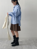 Pony Layered Overfit Long Shirt