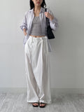 Aswell Back Slit Loose Fit Shirt