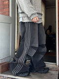Dark Washed Track Denim