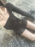 Gateni shirring unbal top