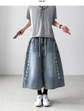 Able Lettering Bermuda Denim