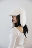 Bear Boucle Earflap Hat