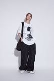 nylon pintuck carge pants