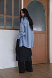 Lil over denim shirt