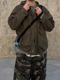 Multi Pocket Hood Field Jacket
