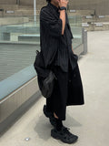 Two Pocket Small Line Boxy Half Shirt