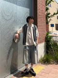 Scoonie Stripe Half Cardigan