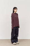 (W) Social Knitted Hoodie