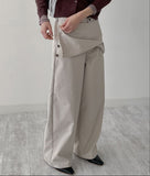 706 Wrap Skirt Balloon Fit Pants