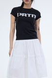 PRTN) Star Logo Cap Sleeve T-Shirt