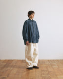 [AG] Paneled Herringbone Balloon Pants