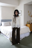 O-ring wrap slacks pants