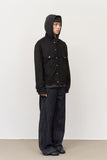 Node Collar Suede Jacket