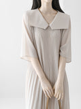 Romel Chiffon Pleated One Piece