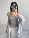 Lace Ribbed Bra Top Sleeveless