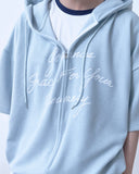Airy Half Hood Zip Up