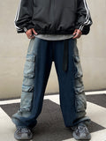 Side Washed Multi Cargo Denim