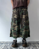 Military Camo Cargo Bermuda Pants